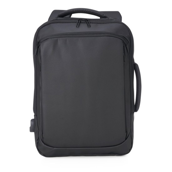 Mochila Couro Sintético USB 22L Personalizada