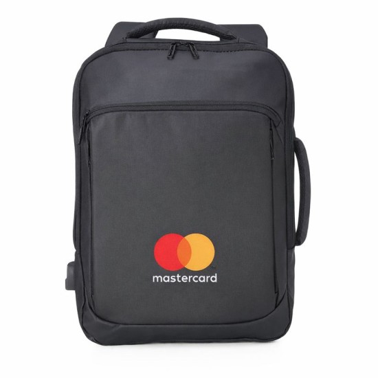 Mochila Couro Sintético USB 22L Personalizada