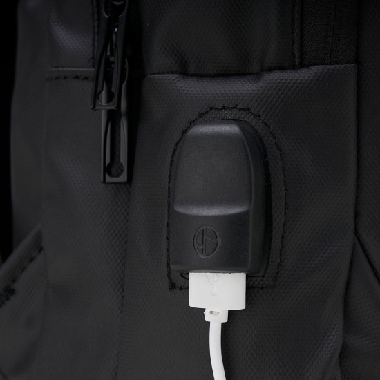 Mochila Couro Sintético USB 22L Personalizada