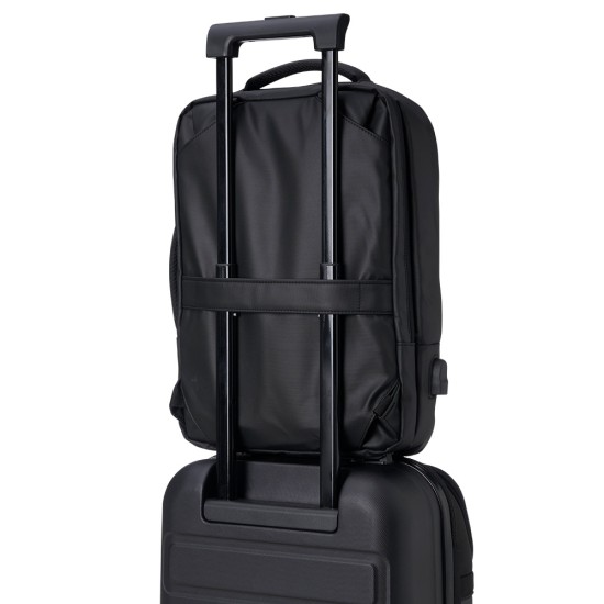 Mochila Couro Sintético USB 22L Personalizada