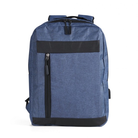 Mochila de Nylon para Notebook Com USB Personalizada