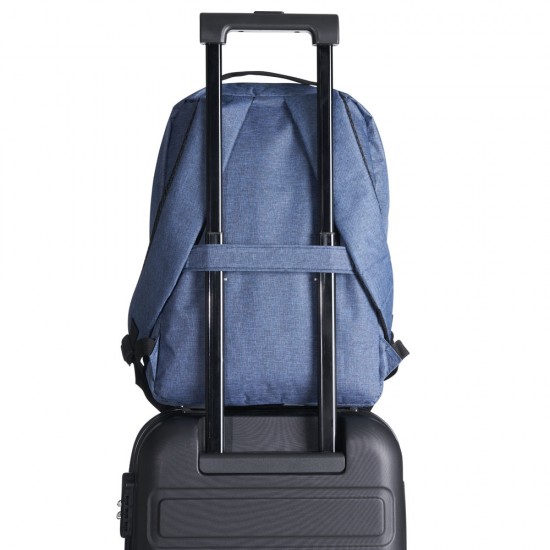 Mochila de Nylon para Notebook Com USB Personalizada