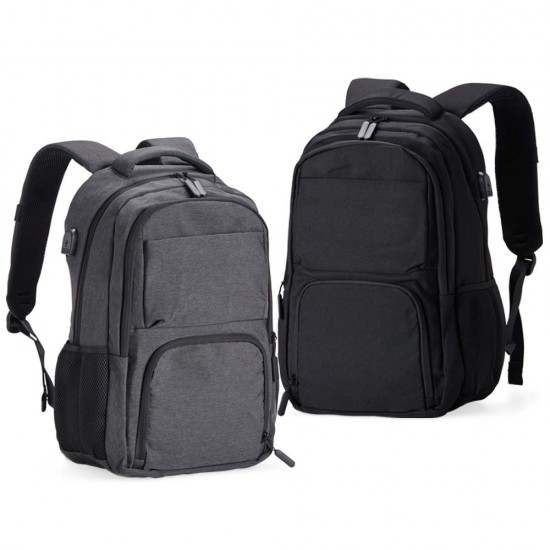 Mochila de Poliéster USB 30 Litros Personalizada