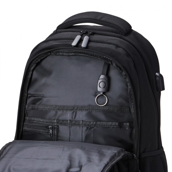 Mochila de Poliéster USB 30 Litros Personalizada