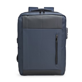 Mochila PU Impermeável Antifurto 22L Personalizada