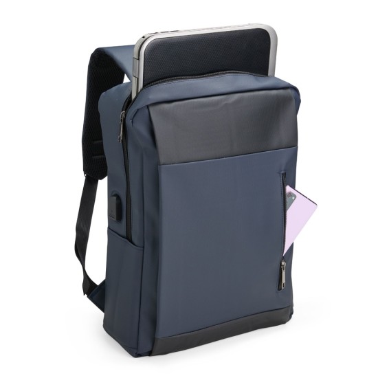 Mochila PU Impermeável Antifurto 22L Personalizada