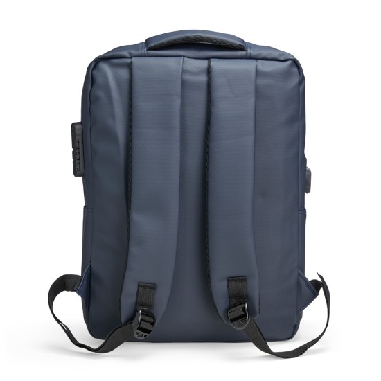 Mochila PU Impermeável Antifurto 22L Personalizada