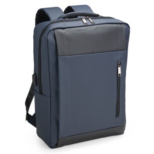 Mochila PU Impermeável Antifurto 22L Personalizada