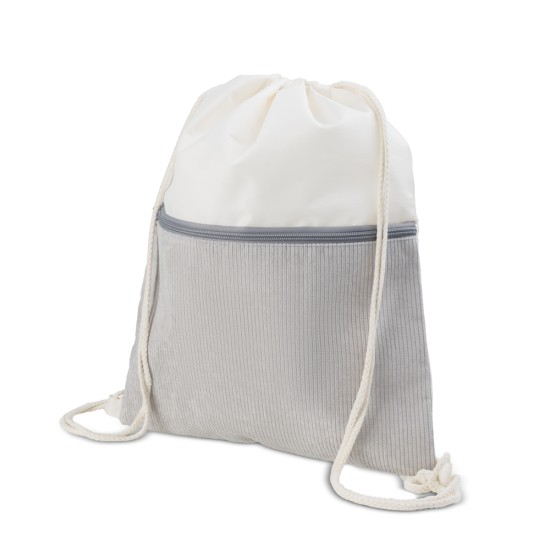 Mochila Saco em poliéster e veludo (41x34,4cm) Personalizada