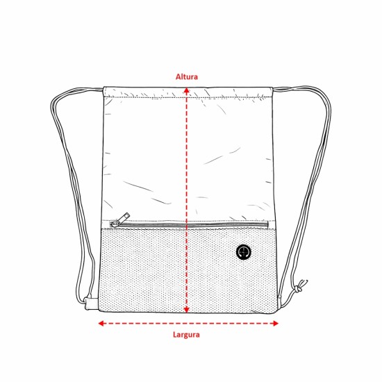 Mochila Saco Poliéster em Poliéster Personalizada