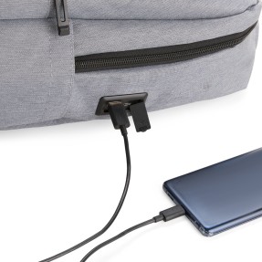 Mochila USB com porta Notebook 16 Litros Personalizada