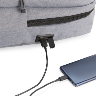 Mochila USB com porta Notebook 16 Litros Personalizada