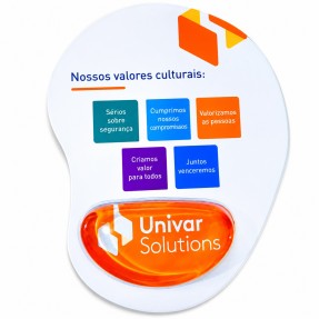 Mouse Pad Ergonômico com Gel Personalizado