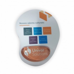 Mouse Pad Ergonômico com Gel Personalizado