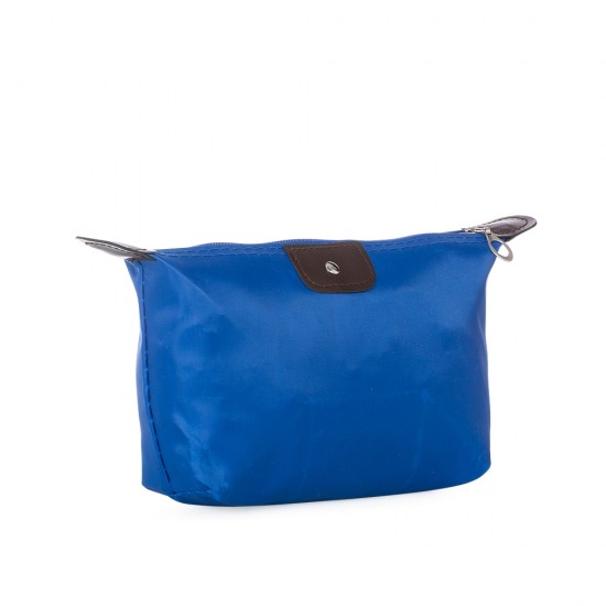 Necessaire de Nylon com Detalhes em Couro Sintético Personalizada