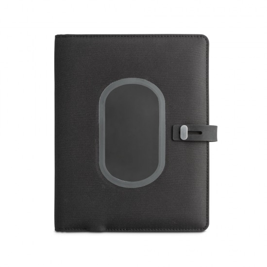 Pasta A5 Executiva com Carregador Wireless Personalizado