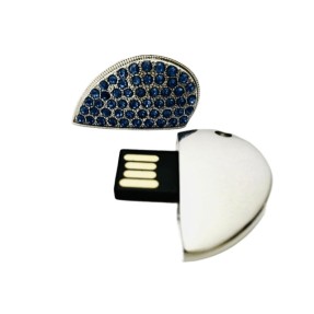 Pen Drive Coração Strass Personalizado