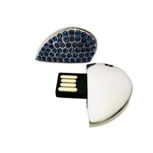 Pen Drive Coração Strass Personalizado