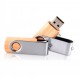 Pen Drive Madeira Giratório Ecológico Personalizado