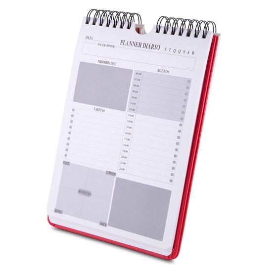 Planner A5 Diário com capa em PU Personalizado