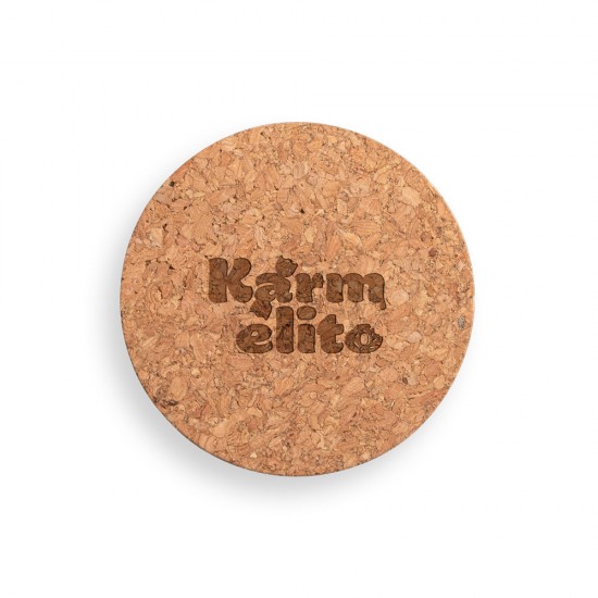 Pote de Vidro Ecológico 380ml com Tampa de Cortiça Personalizado
