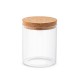 Pote de Vidro Ecológico 700ml com Tampa de Cortiça Personalizado