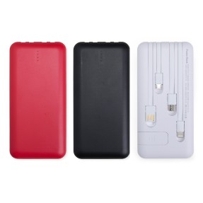 Power Bank 10.000mAh com Lanterna e Multissaídas Personalizado