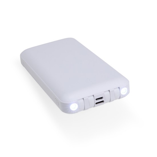 Power Bank 10.000mAh com Lanterna e Multissaídas Personalizado