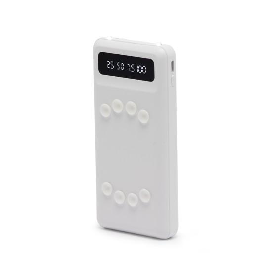 Power Bank 10.000mAh com Lanterna e Multissaídas Personalizado