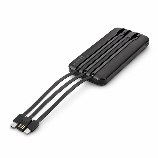 Power Bank 10.000mAh com Painel e Multissaídas Personalizado