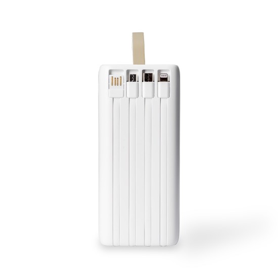 Power Bank 20.000mAh com Lanterna e Multissaídas Personalizado