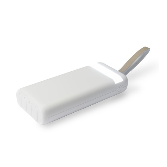 Power Bank 20.000mAh com Lanterna e Multissaídas Personalizado