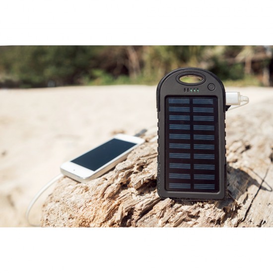 Power Bank com Carregador Solar Personalizado