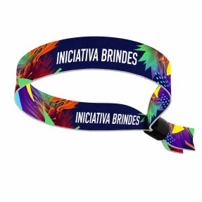 Pulseira de Tecido Personalizada para Eventos