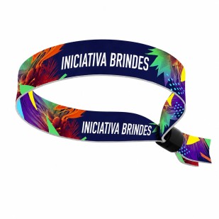 Pulseira de Tecido Personalizada para Eventos