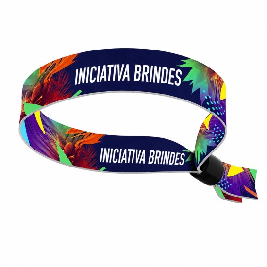 Pulseira de Tecido Personalizada para Eventos