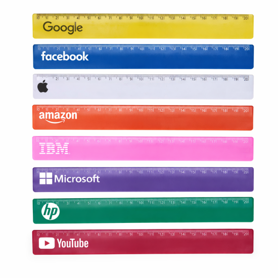 Régua Plástica 20cm Personalizada