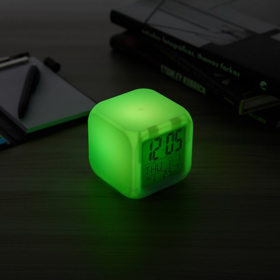 Relógio Digital LED com Despertador Personalizado