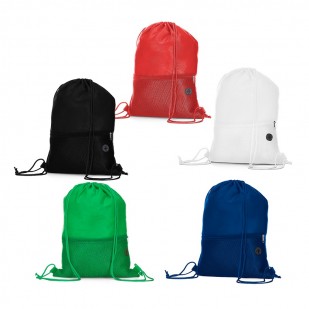 Saco Mochila com Bolso Frontal Personalizado