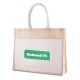 Sacola em Algodão e Juta 220g/m² (35x45cm) Personalizada