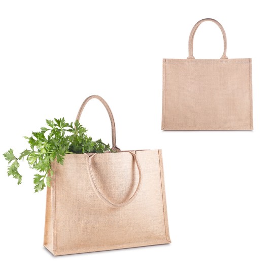 Sacola em Juta 360g/m² (34x43cm) Personalizada