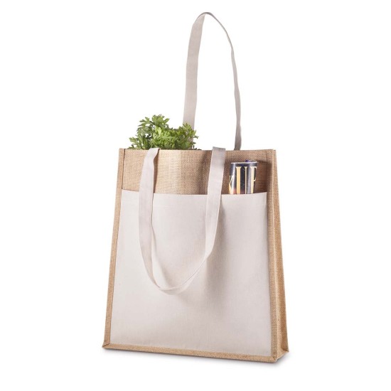 Sacola em Juta 360g/m² (45x35cm) Personalizada