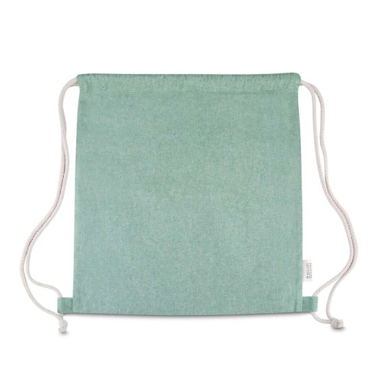 Sacola Mochila em algodão mescla reciclado Personalizada
