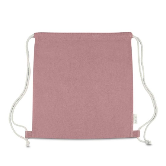 Sacola Mochila em algodão mescla reciclado Personalizada