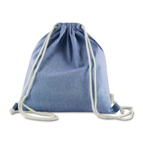 Sacola Mochila em algodão mescla reciclado Personalizada