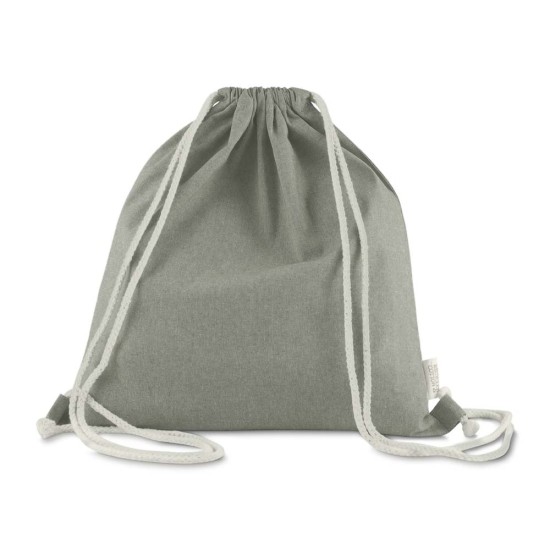 Sacola Mochila em algodão mescla reciclado Personalizada