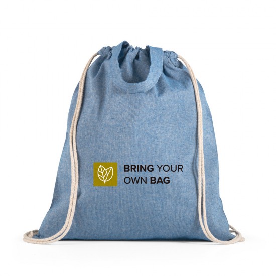Sacola Tipo Mochila em Algodão Personalizada