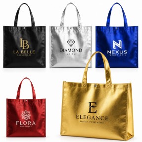 Sacola TNT Metalizada Personalizada Pequena