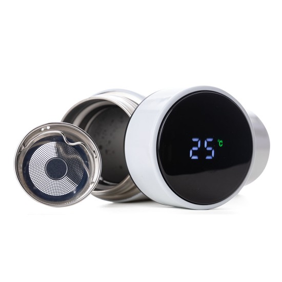 Squeeze 500ml com Infusor e Visor de Temperatura Digital Personalizado