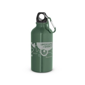 Squeeze em Alumínio com Mosquetão 400ml Personalizado